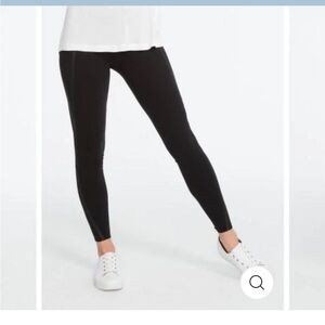 SPANX Black Mesh Contour Leggings